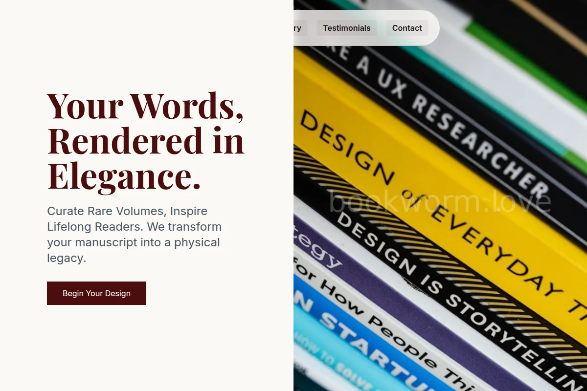 Manuscript Book Design