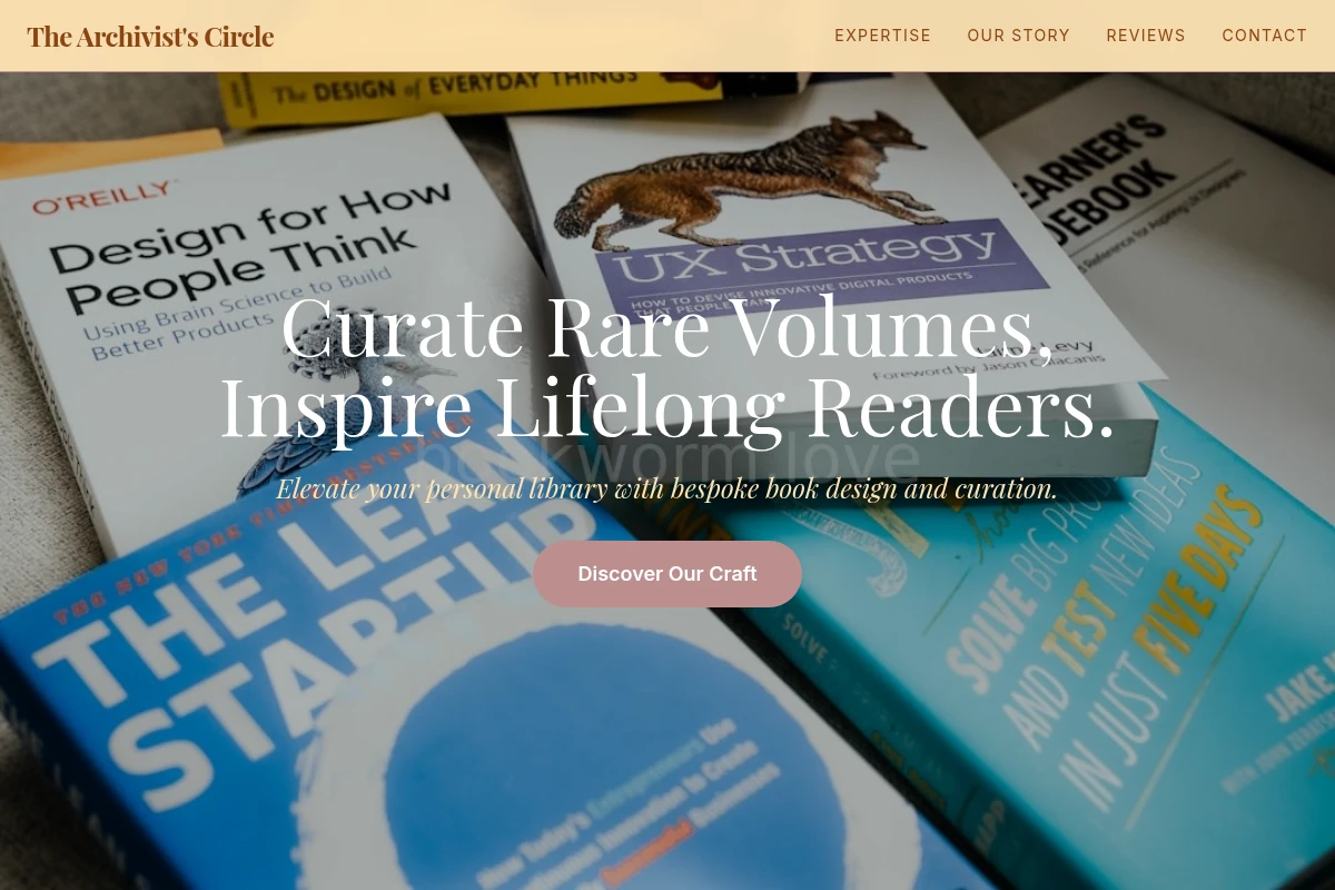 Bibliophile Book Design