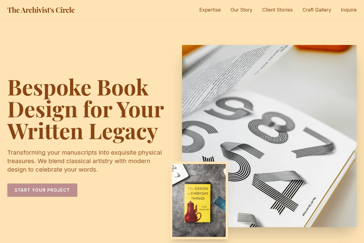 Page Book Design