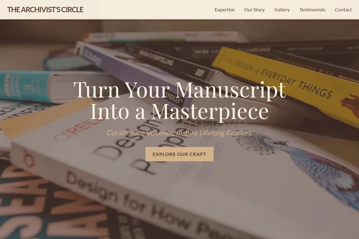 Page Book Design