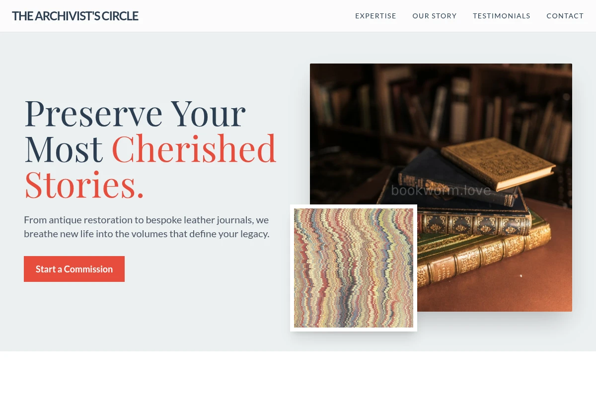 Curator Bookbinding